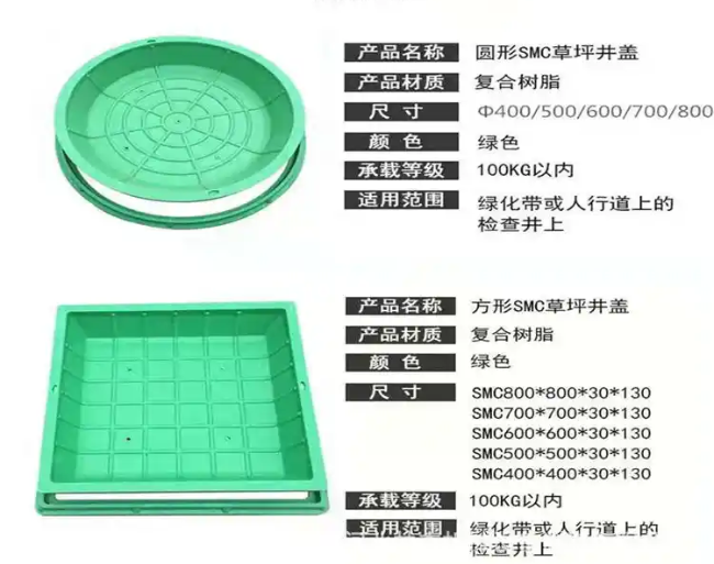 南漳树脂复合种植井盖展示